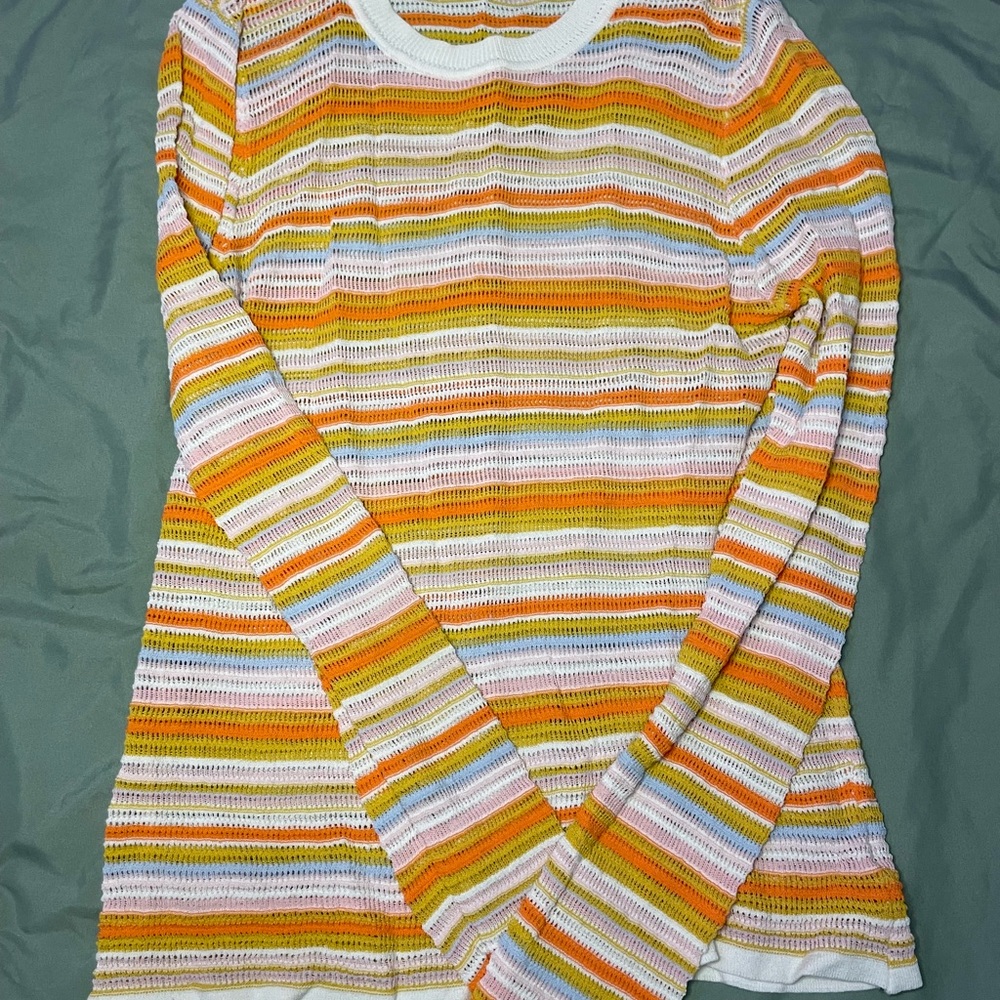Multi Colored Crochet Top